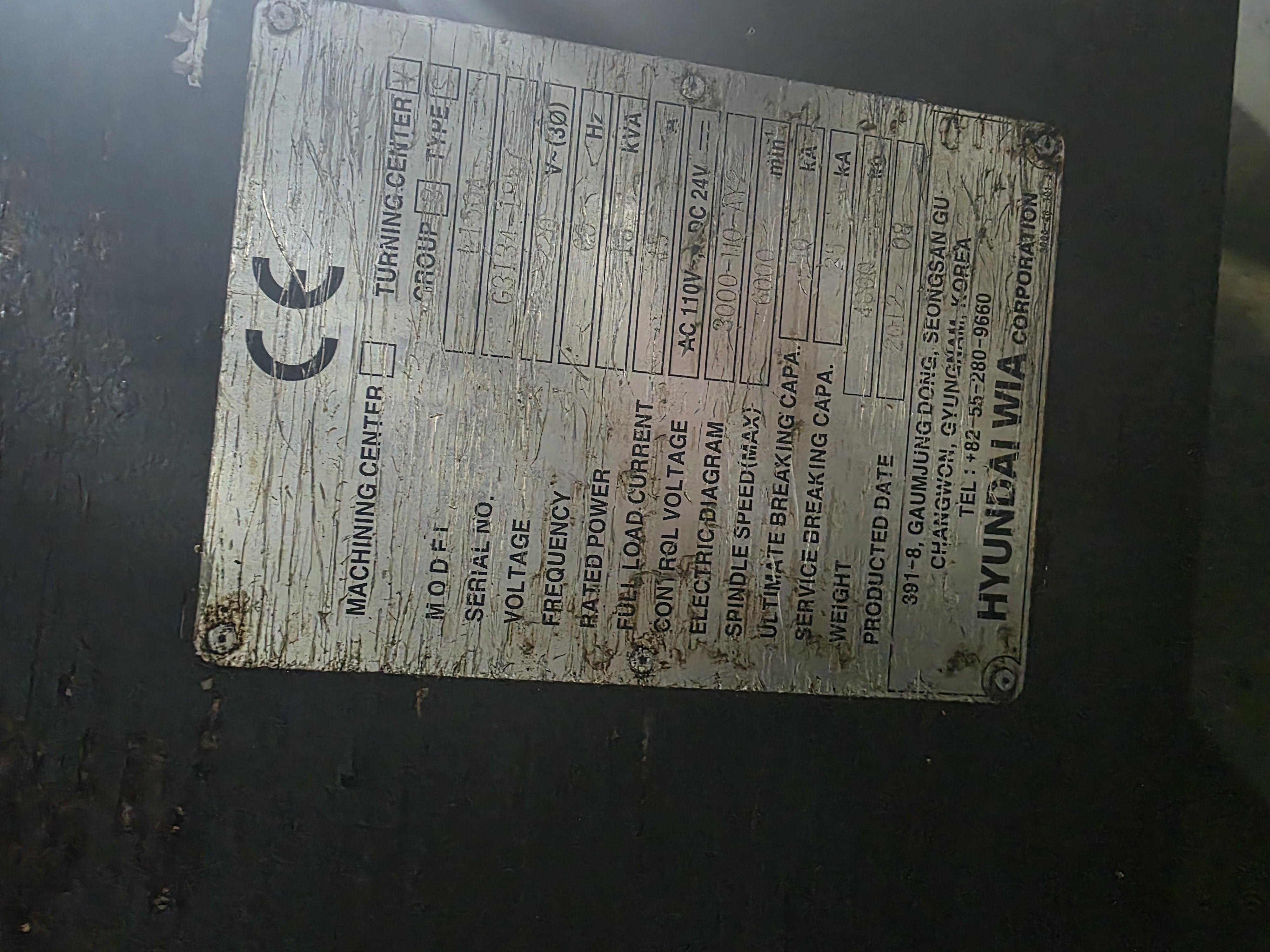 위아6인치 CNC선반 L-150A (2012년식) 2대