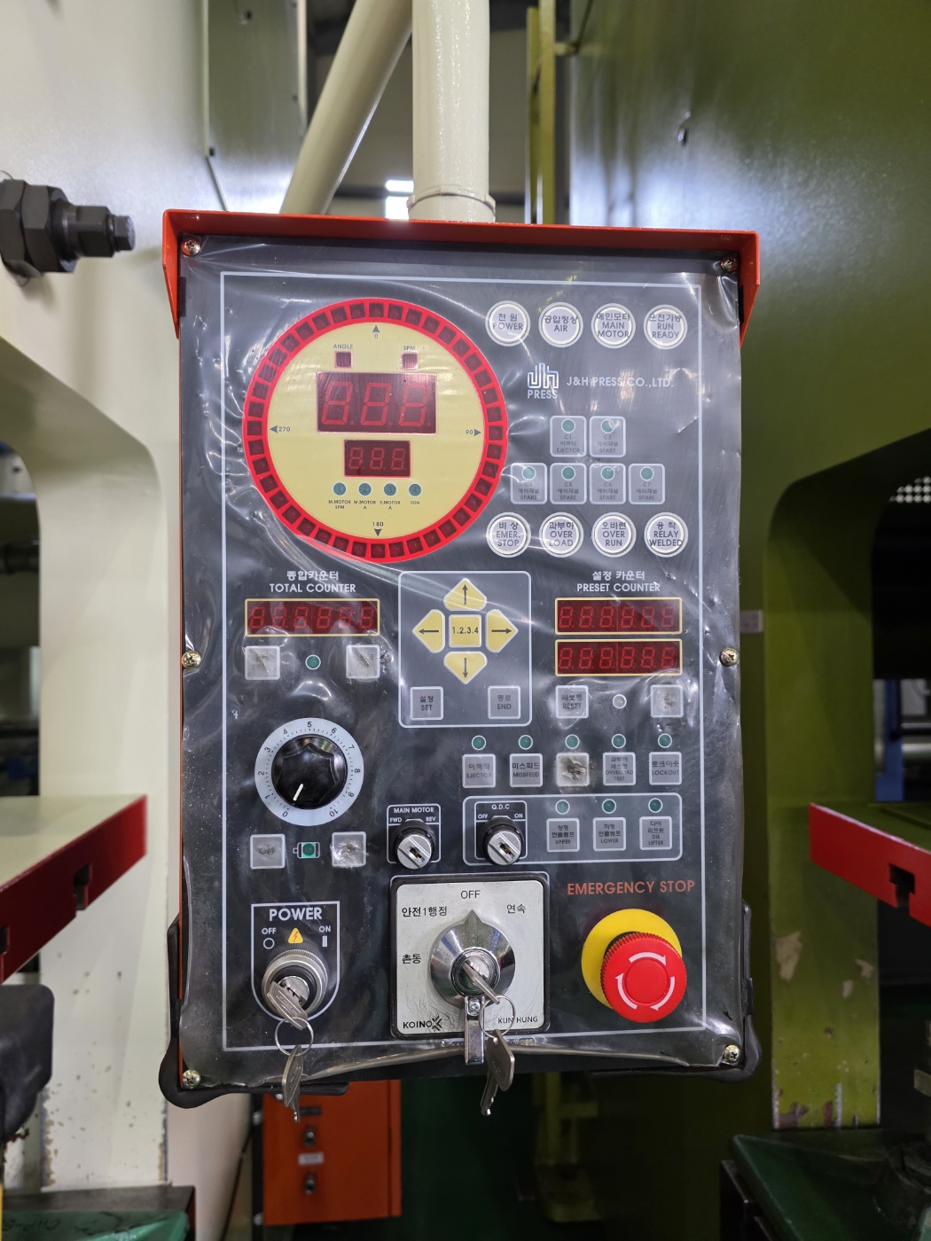J&H(한얼) C형 너클프레스 200톤  (2022년 10월)