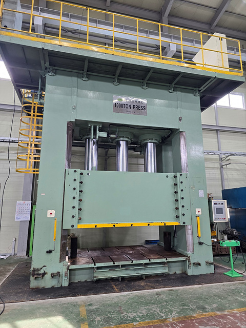 백산 유압프레스 1000톤