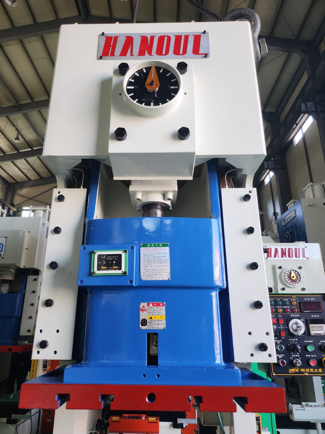 한얼 C형프레스 110톤-다이쿠션 有 (2009년 10월)