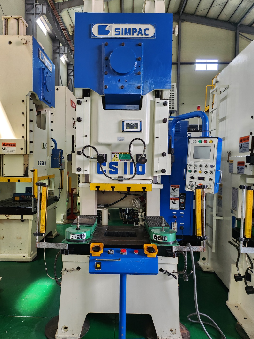 심팩프레스 110톤  CS-110 (2015년 12월)  동일사양 2식