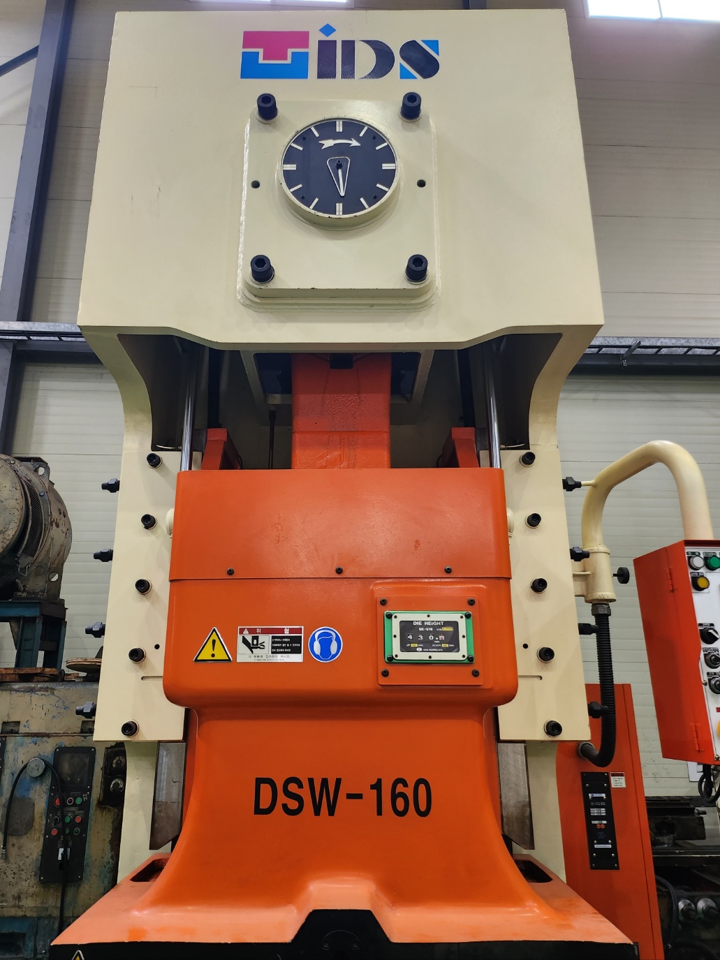 IDS C형프레스 160톤-다이쿠션有 (2014년 5월)