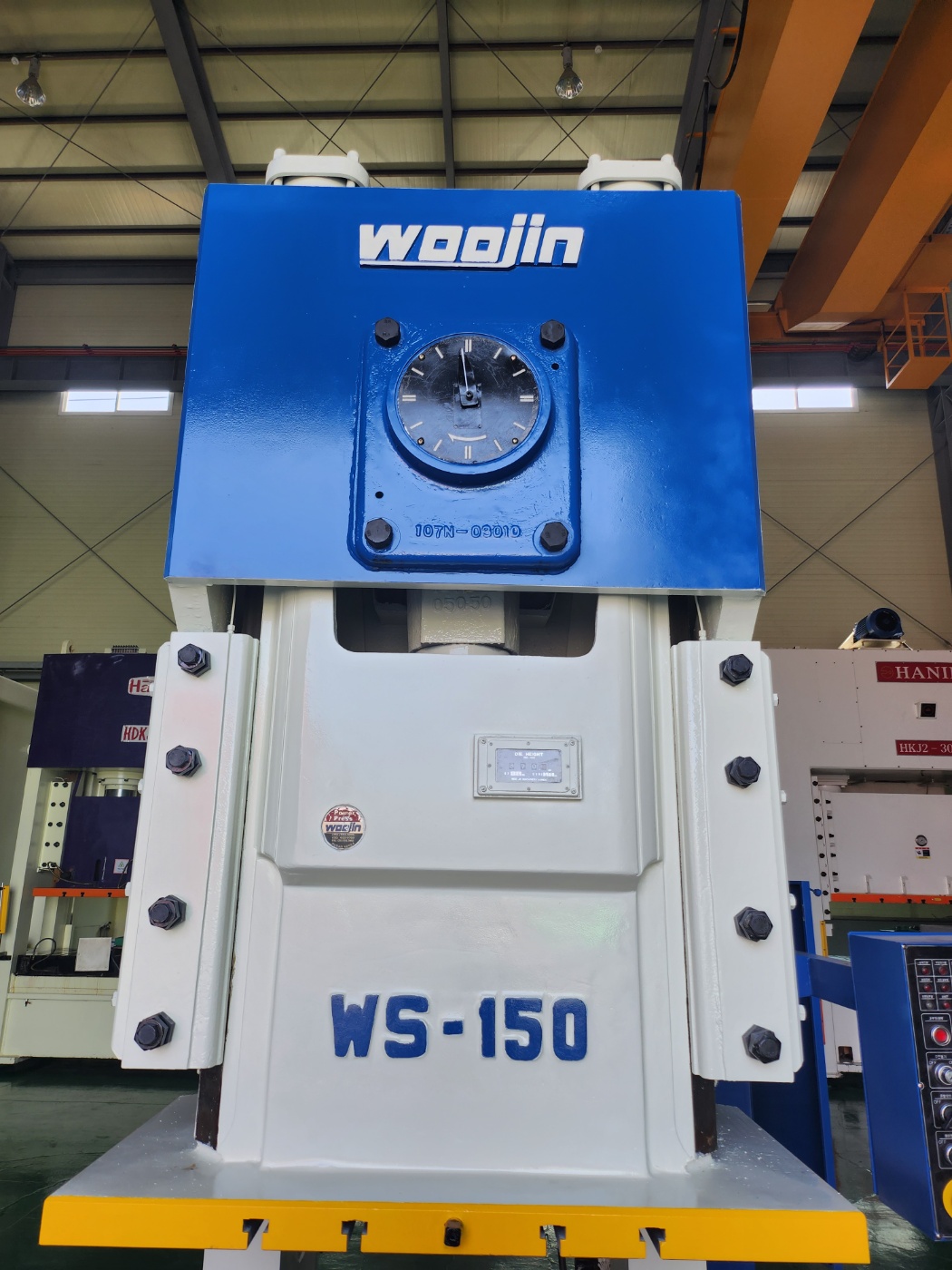 우진 C형프레스 150톤 - 다이쿠션 有 (1997년 6월)