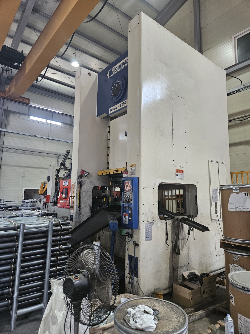 심팩 세미 링크 싱글프레스 400톤  MCL1-400 (2018년 4월)