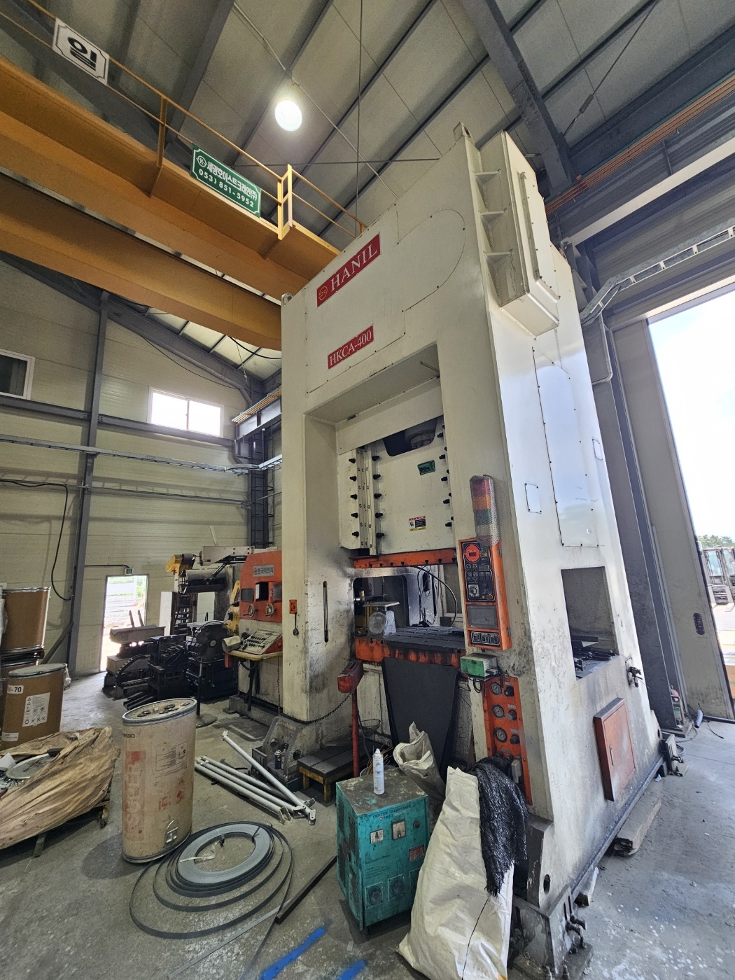 한일 너클 싱글프레스 400톤  HKCA-400 (2017년 7월)