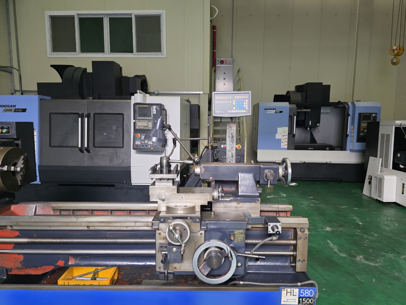 화천 범용선반 HL580  580X1500 (2015년 11월)