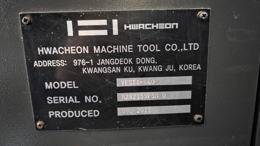 화천 머시닝센터(4호) VESTA660
